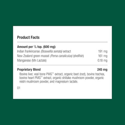 Standard Process Canine Musculoskeletal Support - Bone &amp; Joint Health Formula for Pets - Canine Musculoskeletal Support Supplement - Supplement for Dogs to Aid Joint Comfort &amp; Muscle Health - 30 g