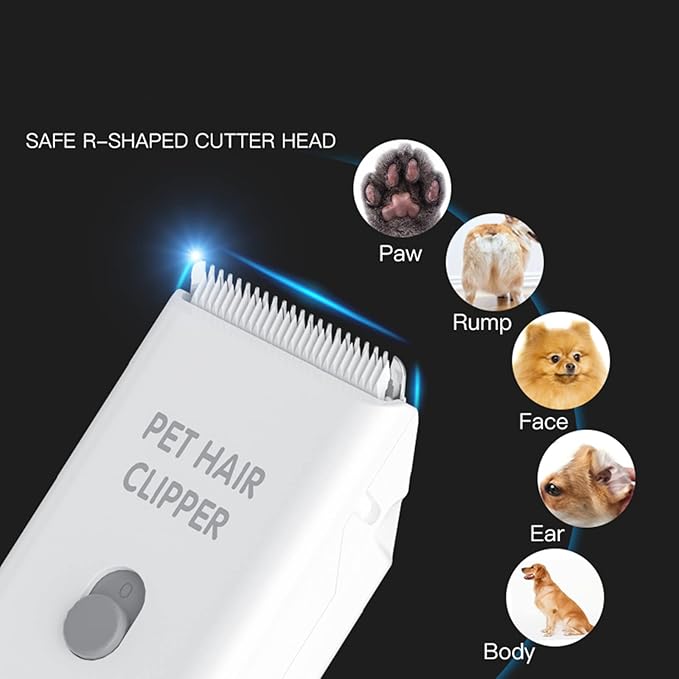 3 PCS Standard Size Replaceable Ceramic Blades Set Pet Hair Clipper,Cat Dog Common Use Clipper Blade(
