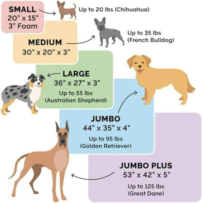 Furhaven Orthopedic Dog Bed for Large Dogs w/ Removable Bolsters &amp; Washable Cover, For Dogs Up to 95 lbs - Plush &amp; Suede Sofa - Espresso, Jumbo/XL