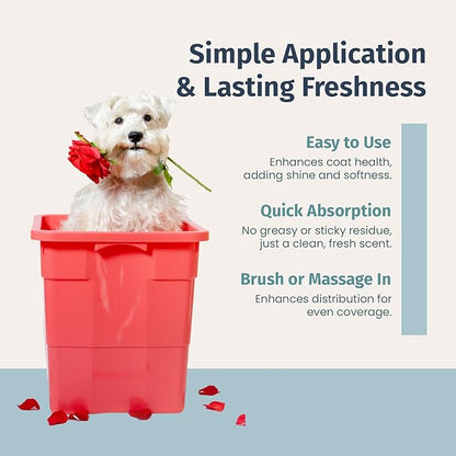 Luxury Male Pet Cologne - Fresh Lavender Scent, 3-in-1 Formula Conditions &amp; Moisturizes, Made with 94% Natural Ingredients, Long Lasting Fragrance, Safe &amp; Easy to Use | 8 fl oz