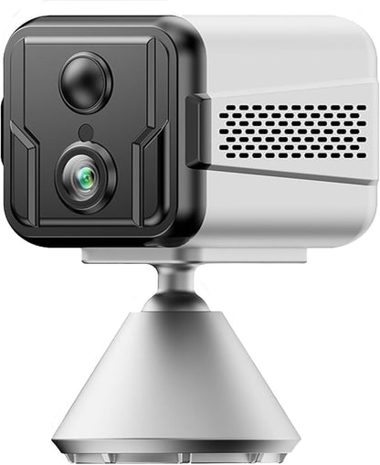 Cameras for Home Security-Indoor MiNi 1080P HD,Security Camera Wireless for Baby/Nanny/Pet/Dog/Cat, Infrared Night Vision,Magnetic Base Bracket,Cloud &amp; SD Card Storage, (2.4 /5GHzWiFi)-Silver