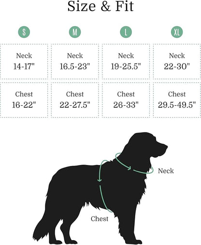 2025 New Edition, Fei &amp; Eve MagEase Dog Harness - 3-Second Magnetic Buckles | 3-Point No-Pull Control | Heavy-Duty 900D Nylon | Dual Safety Handles | Breathable Mesh | Adjustable Fit | Large, Green