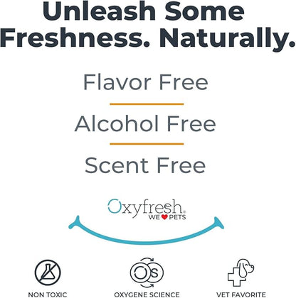 Oxyfresh Advanced Pet Dental Spray – Instant Dog and Cat Fresh Breath: Easiest No Brushing Pet Dental Solution for Dogs and Cats – Best Way to Fight Plaque, Keep Teeth &amp; Gums Healthy, 8oz.