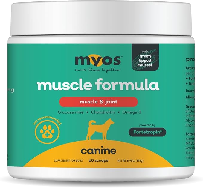 MYOS Muscle &amp; Joint Powered by Fortetropin with Green Lipped Mussel (198 gr)