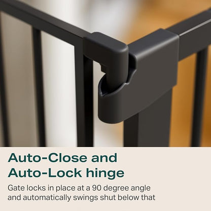 Cumbor 29.7-57" Extra Wide Baby Gate for Stairs, Mom&