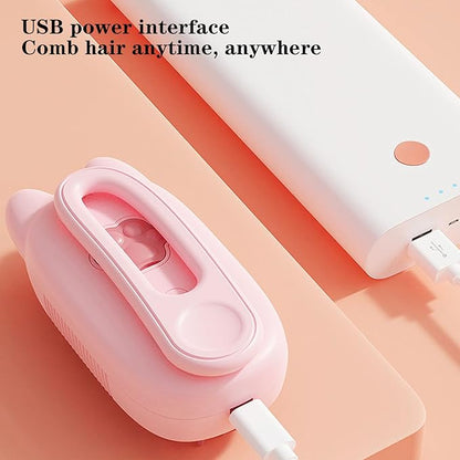 Pet Grooming Brushm,Cat Brush,3 In1 Spray Cat BrushSelf-Cleaning Wet Dog Comb with USB Rechargeable &amp; Water Tank,Suitable for Dogs,Cats to Reduces Flying Hair (Pink)