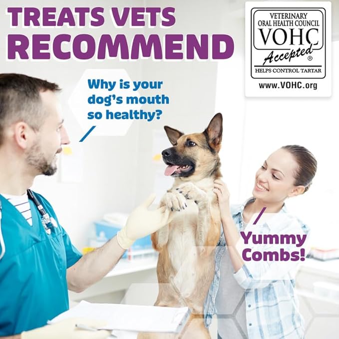 Dog Dental Treats – Vet VOHC Approved, Removes Tartar &amp; Cleans Teeth – Yummy High Protein Chicken Treat for Extra Small Dogs (Mini Pack, 30 Count)
