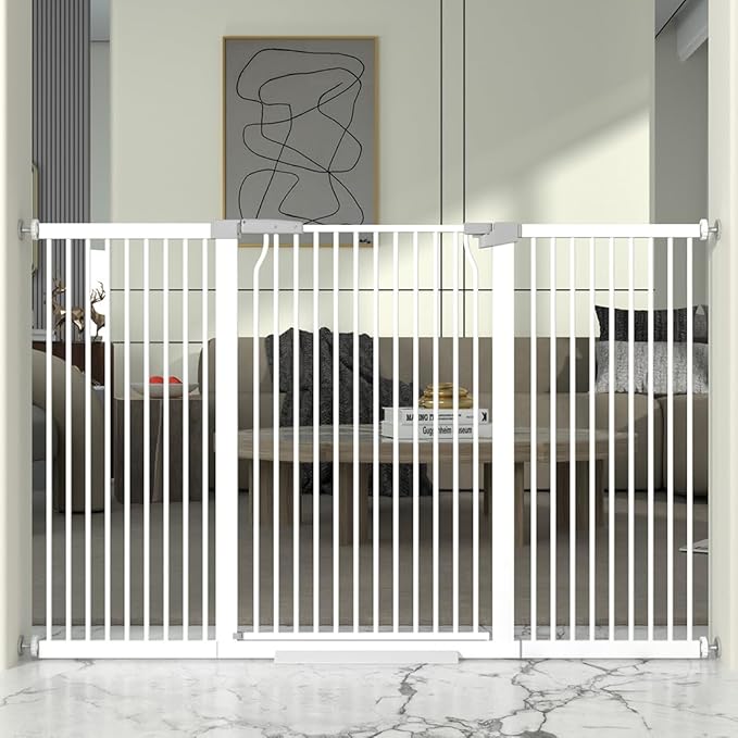 41" Extra Tall and Wide Baby Gate, 63-65.7&