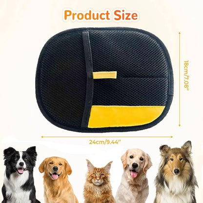 3pcs Pet Hair Removal Glove,Pet Hair Remover Glove for Cats &amp; Dogs,Upgraded Animal Fur Removal Tool, Reusable Cats &amp; Dogs Grooming Gloves for Hair Removal