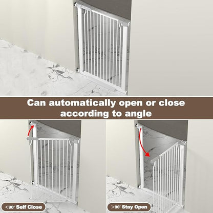 41" Extra Tall and Wide Baby Gate, 74.2-76.7&