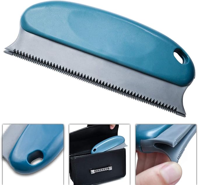 Pet Hair Removal Tool – Reusable Lint Roller for Dogs &amp; Cats – Self-Cleaning Fur Remover Brush - Portable, Multi-Surface Fur Removal Tool - Pet Hair Removal Tool for Car &amp; Home
