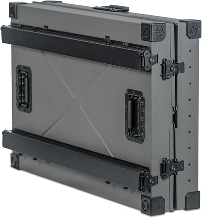 ROCK CREEK CRATES Collapsible Dog Crate: Meticulously Engineered, Durable Aluminum Construction, Non Slip Feet | 10 Year Warranty | Ideal for Indoor &amp; Vehicle Use (Gray, 30 Inch)