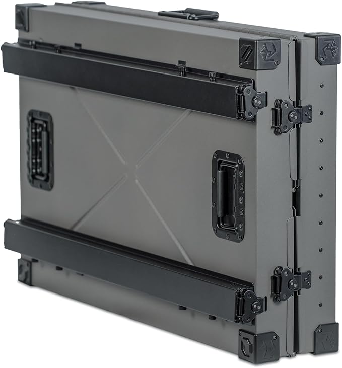 ROCK CREEK CRATES Collapsible Dog Crate: Meticulously Engineered, Durable Aluminum Construction, Non Slip Feet | 10 Year Warranty | Ideal for Indoor &amp; Vehicle Use (Midnight Black, 30 Inch)