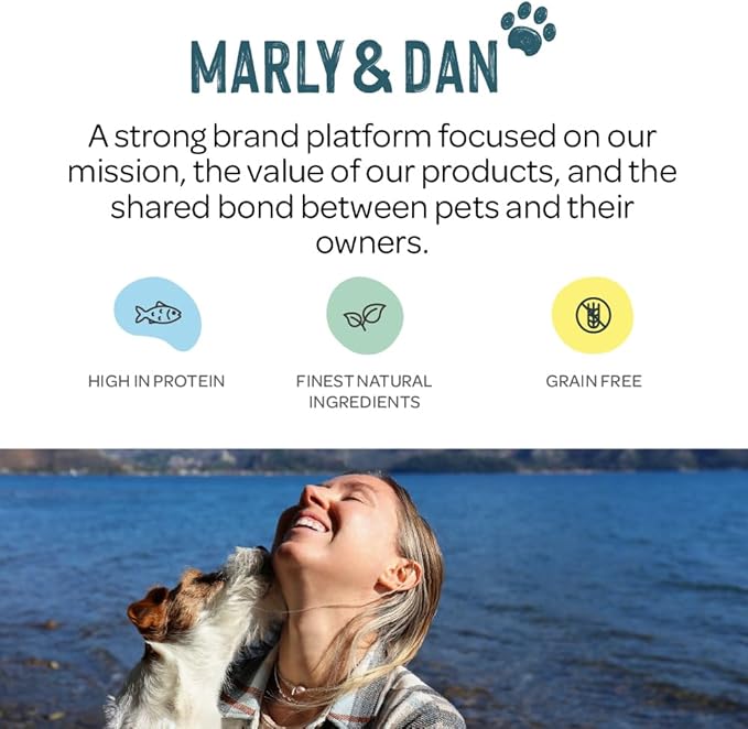 Marly &amp; Dan Healthy &amp; Functional Salmon Treats for Cats, Purrfectly Tasty Calm Recipe