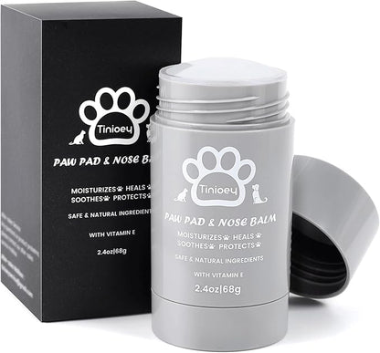 Cat Dog Paw Pad Balm Stick (2.4 oz) | Natural Lick Safe Dog Paw Blam Protector, Soother &amp; Moisturizer for Cracked Dry &amp; Damaged Paws, Nose &amp; Elbows | Snout Soother for Dogs