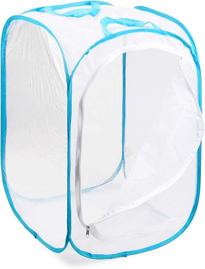 RESTCLOUD Insect and Butterfly Habitat Cage Terrarium Pop-up 24 Inches Tall