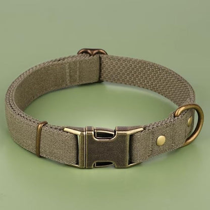 PET ARTIST Dog Collars for Small Dogs, Soft Padded Premium Nylon Dog Collar with Quick Release Metal Buckle, Durable &amp; Adjustable Pet Collars for Boy Gifts, Green, S (Fit 10-16")