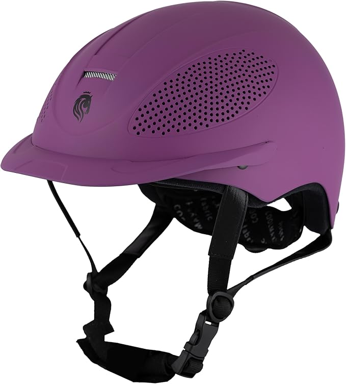 Equinavia Skylar Horse Riding Helmet – Lightweight Equestrian Helmet with Airflow Vents, Adjustable Dial &amp; Removable Liner, ASTM F1163-23/SEI Certified