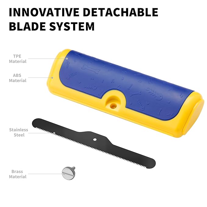 Dog Brush for Shedding, Deshedding Grooming Tool for Dogs &amp; Cats, Pet Hair Remover, Cat Deshedding Comb, Professional Grooming Tool, Easy to Clean, Pet Grooming Brush for Dogs and Cats