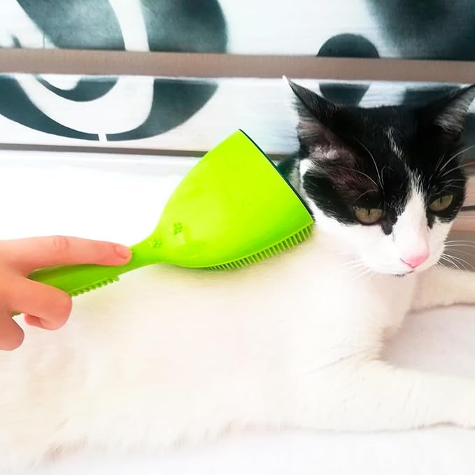 Michel Mercier Pet Detangling Brush - Fine or Normal Fur - Cat &amp; Dog Brush for Grooming, Detangling &amp; Deshedding - 1 pc