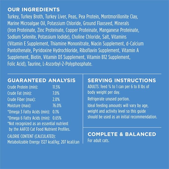 Instinct Limited Ingredient Diet Grain Free Real Turkey Recipe Natural Wet Canned Cat Food by Nature&