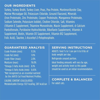 Instinct Limited Ingredient Diet Grain Free Real Turkey Recipe Natural Wet Canned Cat Food by Nature&