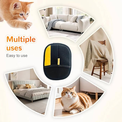 Pet Hair Remover Gloves, 2025 New Electrostatic Pet Hair Removal Gloves, Reusable Grooming Glove for Cats &amp; Dogs