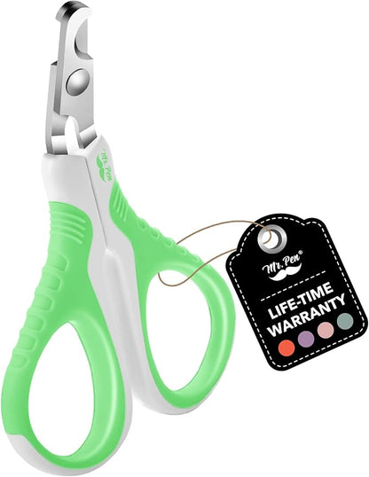 Mr. Pen Cat Nail Trimmer, Spring Green &amp; White, Cat &amp; Dog Nail Clipper