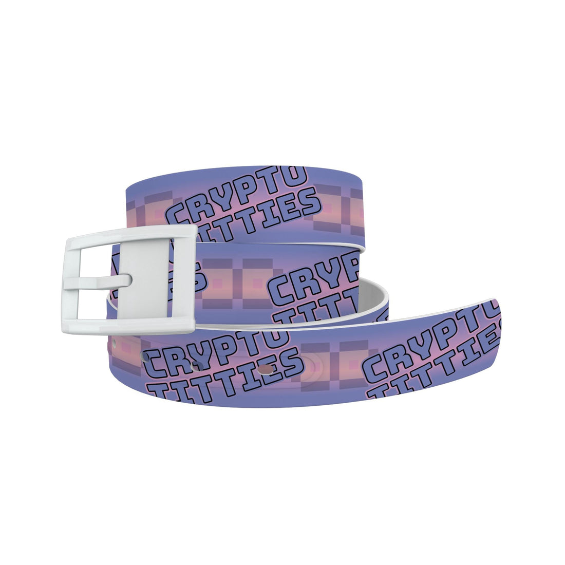 Crypto Titties - Purple Crypto Titties Logo Belt