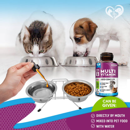 Cat &amp; Dog Liquid Multivitamin Glucosamine &amp; Cranberry