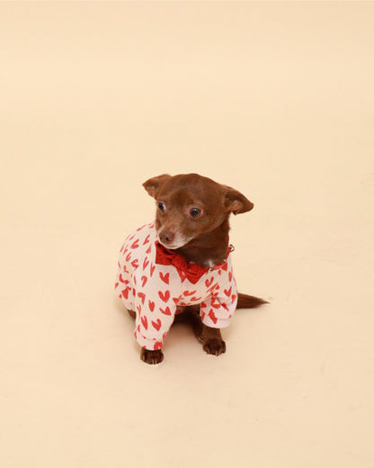 Red Hearts Cotton Raglan