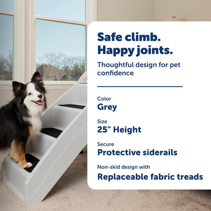 Dog Stairs for Bed Foldable Pet Steps Non Slip Portable 20 25 Inch