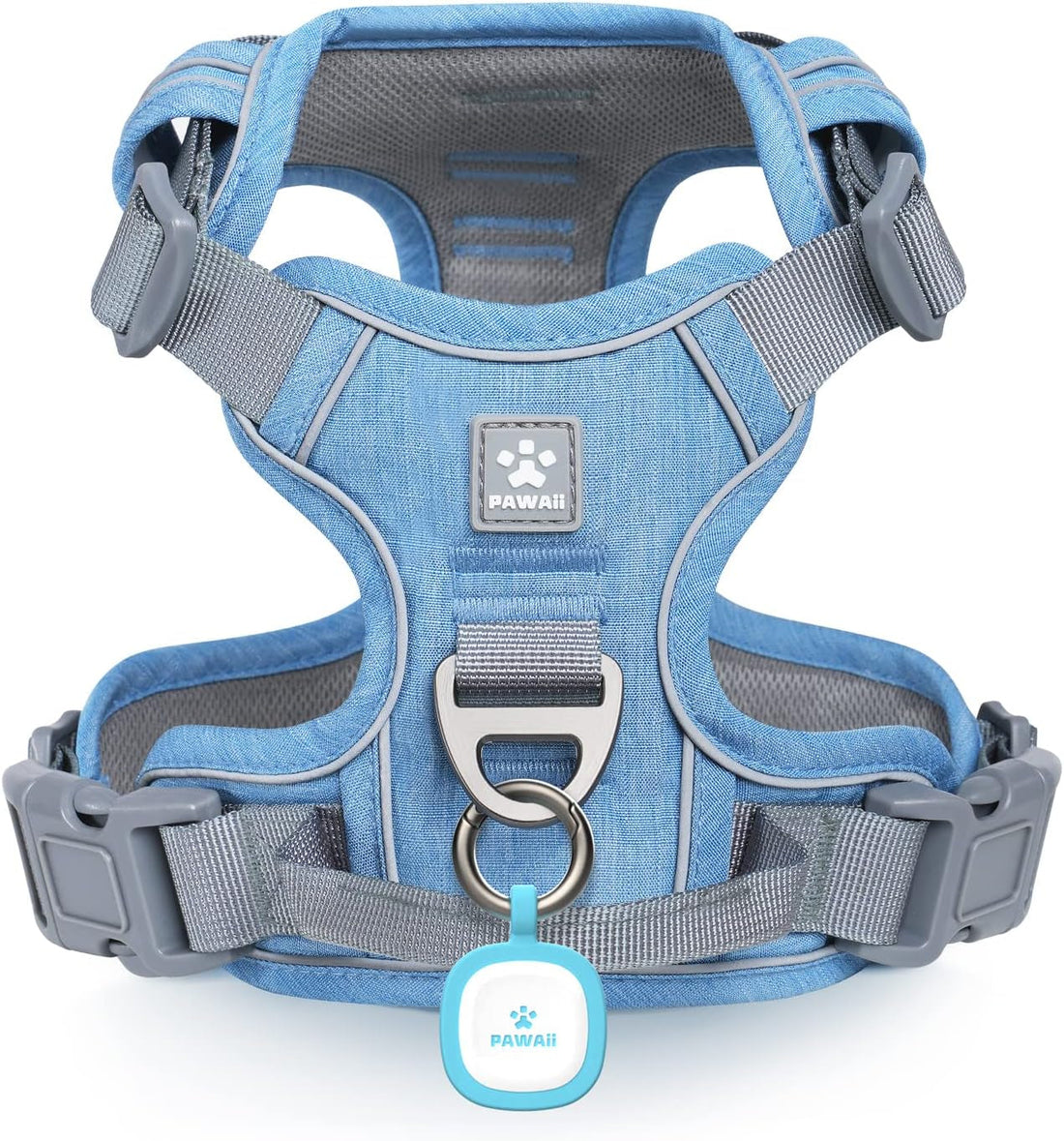 No Pull Dog Harness Reflective Adjustable Vest with ID Tag Small Dogs