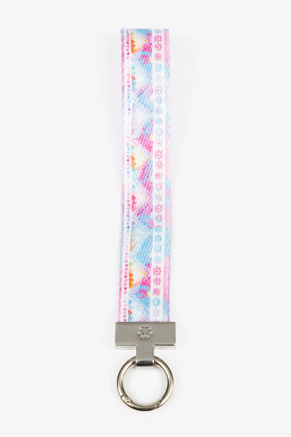 Pink and Blue Tribal Dog Bandana &amp; Matching Keychain