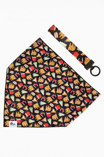 Woodland Tales Dog Bandana &amp; Matching Keychain