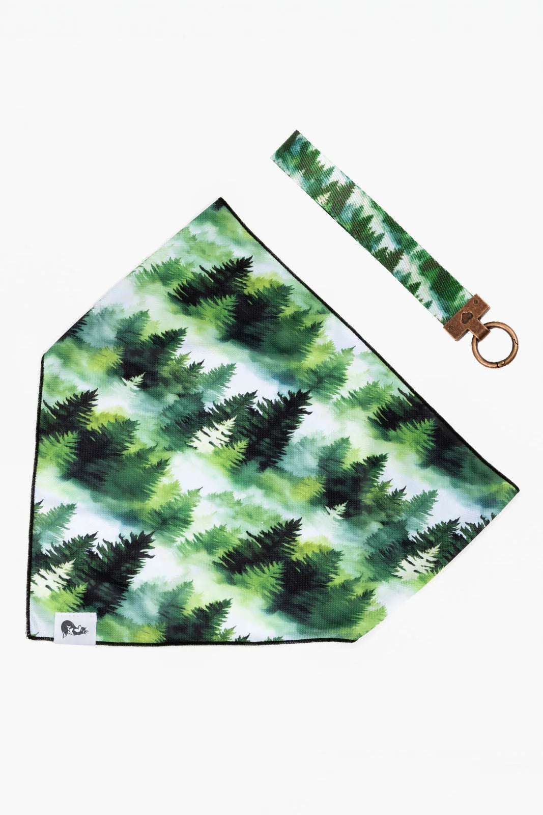 Evergreen Explorer Dog Bandana &amp; Matching Keychain