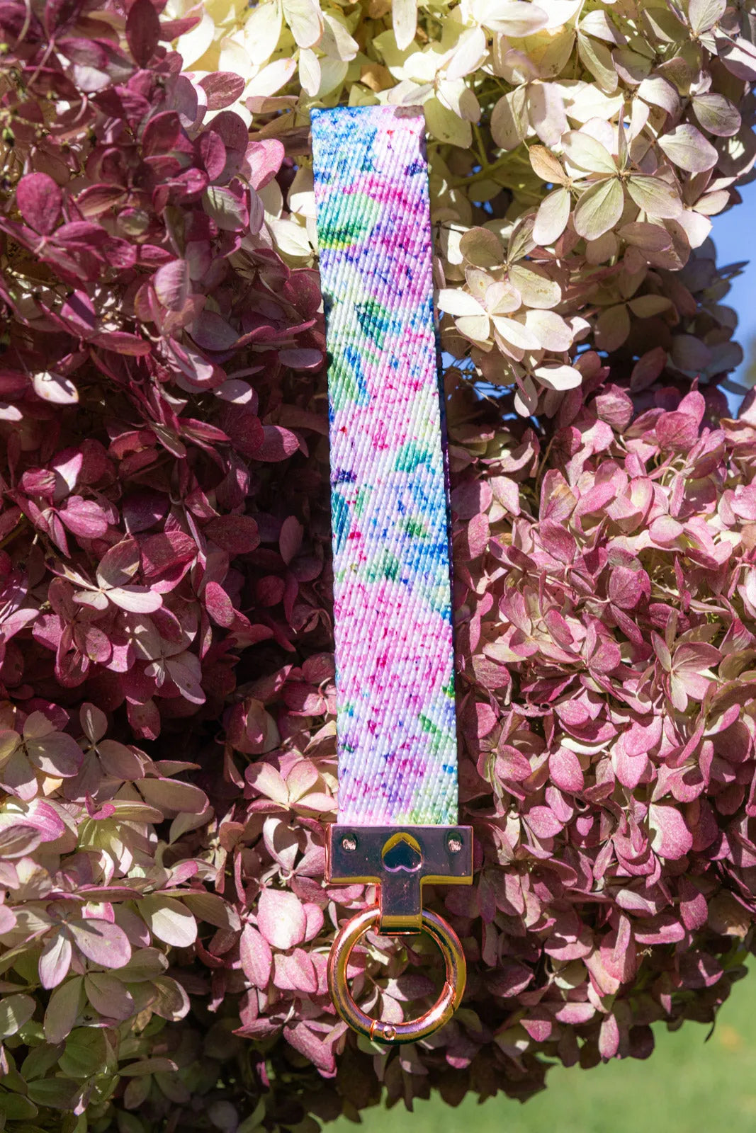 Hydrangea Haven Dog Bandana &amp; Matching Keychain