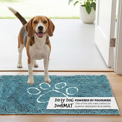 DGS Dirty Dog Doormat Runner Microfiber Mud &amp; Water Trapping Floor Mat