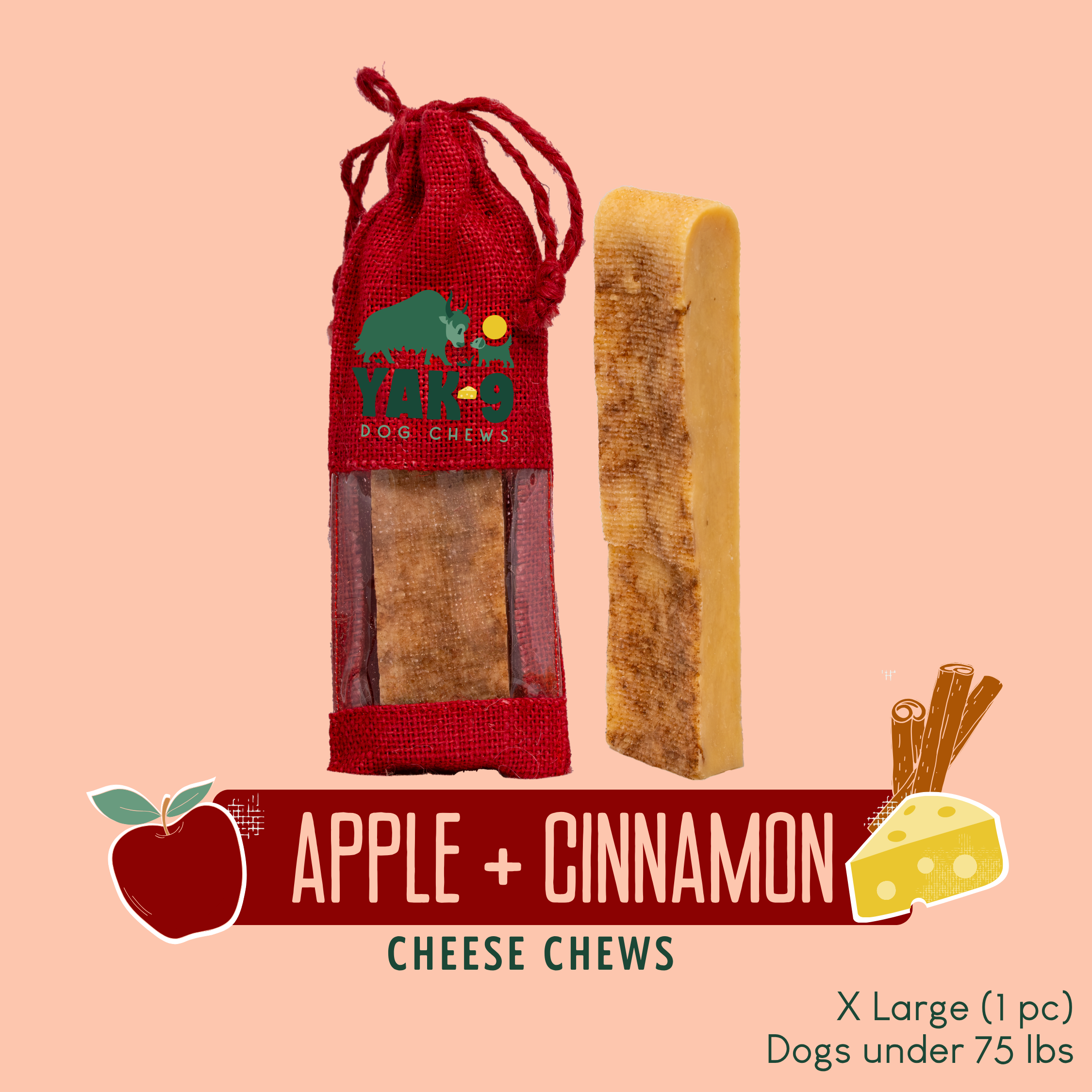 Apple &amp; Cinnamon Chews for Dogs