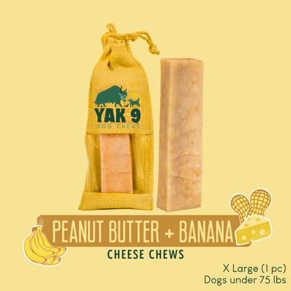 Peanut Butter &amp; Banana Chews for Dogs