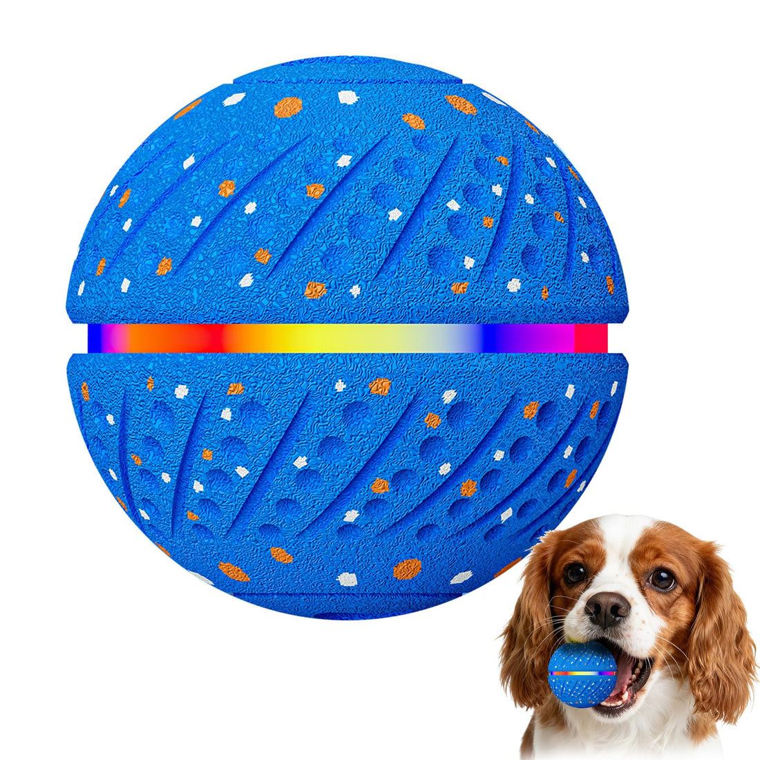 Interactive Dog Toys Ball, Smart Moving Bouncing Dog Ball With Colorful Lights, Automatic Moving, Bouncing And Rotating, E-TPU Material, Dogs Toy For Small Medium Dogs Keep Them Busy