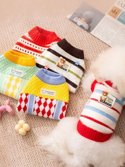 Warm Knitted Pet Sweater