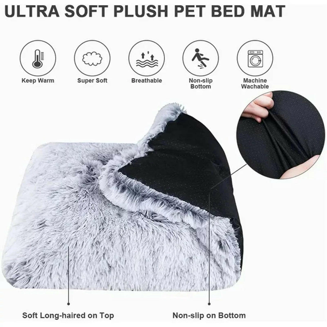 Large Dog Mats for Anxiety - Washable &amp; Non-Slip