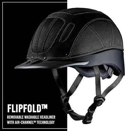 Troxel Sierra Rugged Horse Riding Helmet, Low-Profile, Self-Adjustable Design, Safety Horseback Riding Gear