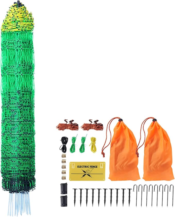 VEVOR Electric Poultry Netting, 48" H x 168&