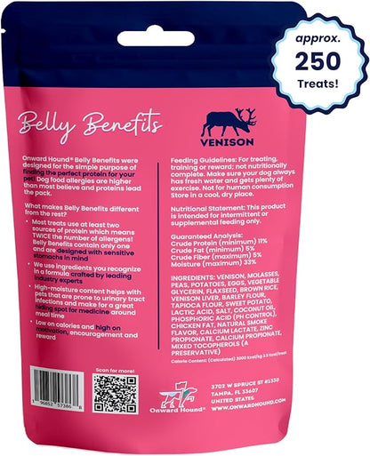 Training Treats for Dogs - Soft Venison - Low Calorie Dog Training Treats for Sensitive Stomachs with Single Source Premium Protein, Corn Free, &amp; Soy Free Formula - 10 oz