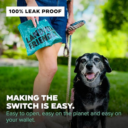 Doggy Do Good Next Pet Waste Bags, Landfill Friendly Recycled Plastic Unscented Dog Poop Bags for Dogs, Thick &amp; Leakproof, Strong, Earth Friendly Poop Bags, 300 Count
