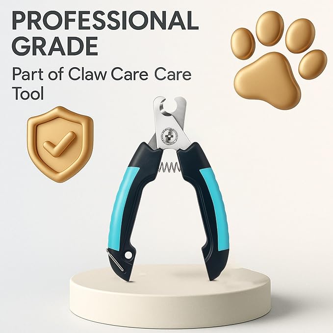 Professional Dog Nail Clippers for Medium &amp; Large Dogs, Cats – Safety Guard, Stress-Free Trimming