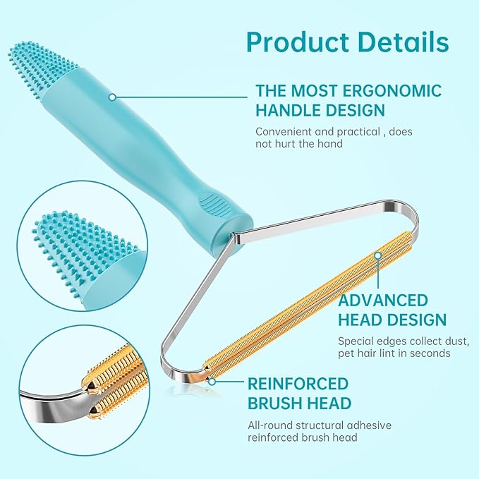 Cleaner Pro Fabric Shaver - Pet Hair Remover for Rugs, Couch, Carpet &amp; Pet Towers (2pack)