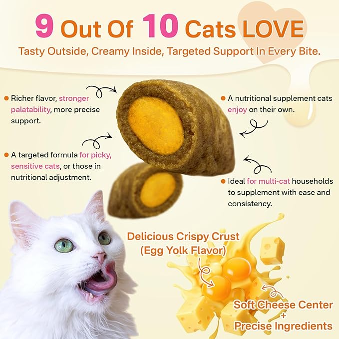 Cat 6-in-1 Calming Diffuser + Multivitamin 500 Chews for Cats – Stress Relief, Immune, Skin &amp; Coat, Digestion, Brain &amp; Bone Health for All Cats, 2 Diffusers + 4 Refills
